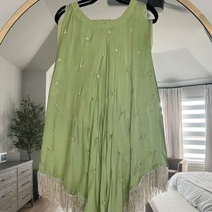 Apple Green Silk Indian/Paki Outfit